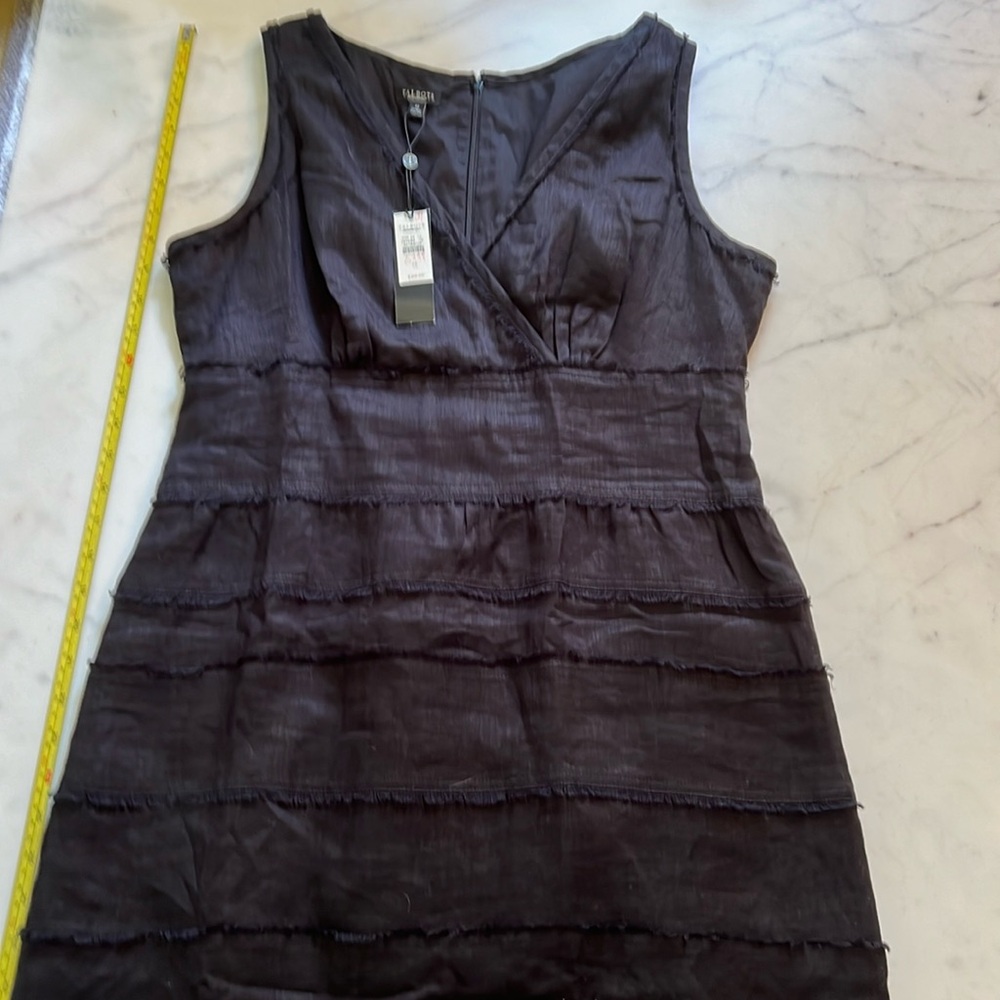 Talbot’s linen dress black
